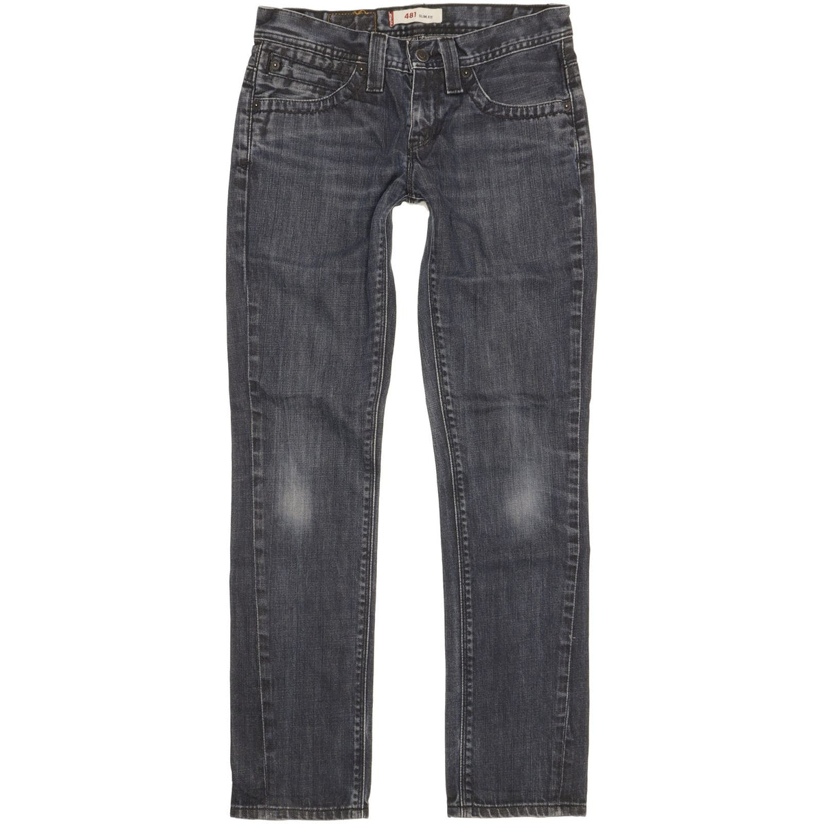 Levi's 481 Women Blue Straight Slim Jeans W28 L31