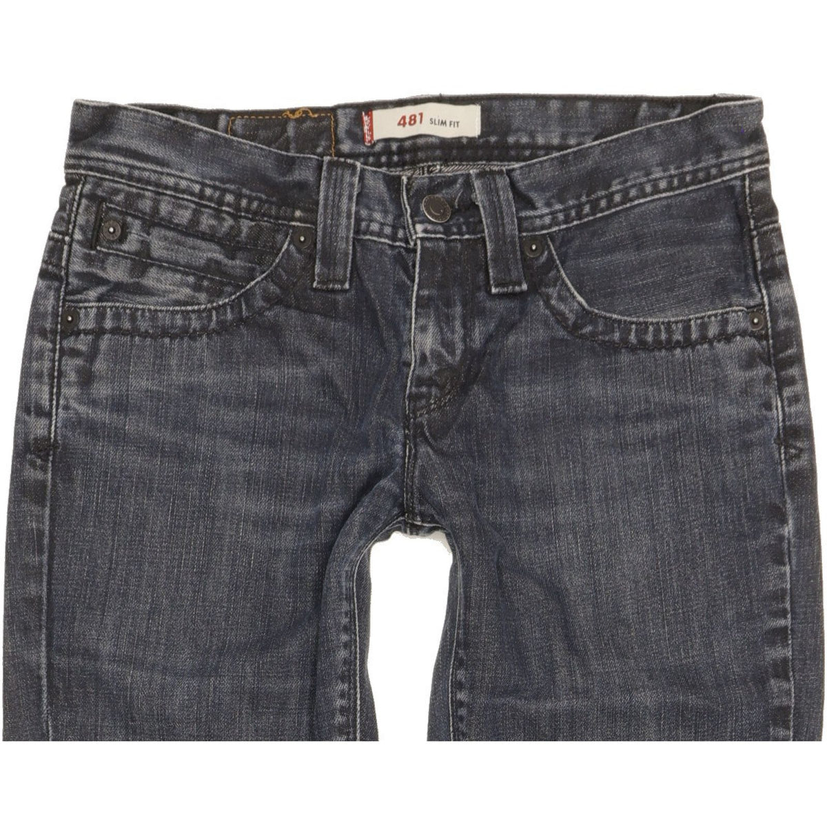 Levi's 481 Women Blue Straight Slim Jeans W28 L31