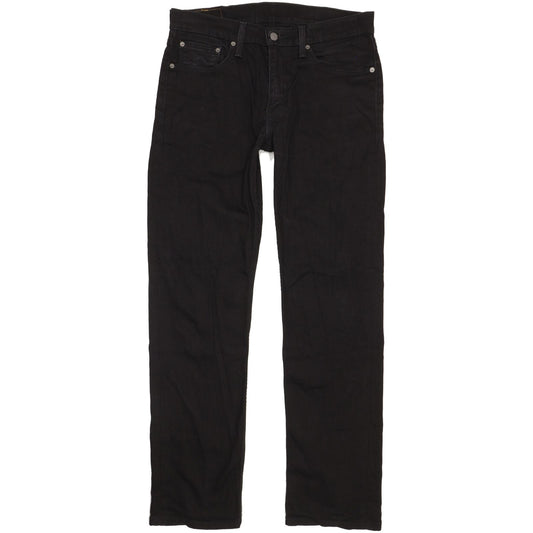 Levi's 514 Men Black Straight Slim Stretch Jeans W33 L32