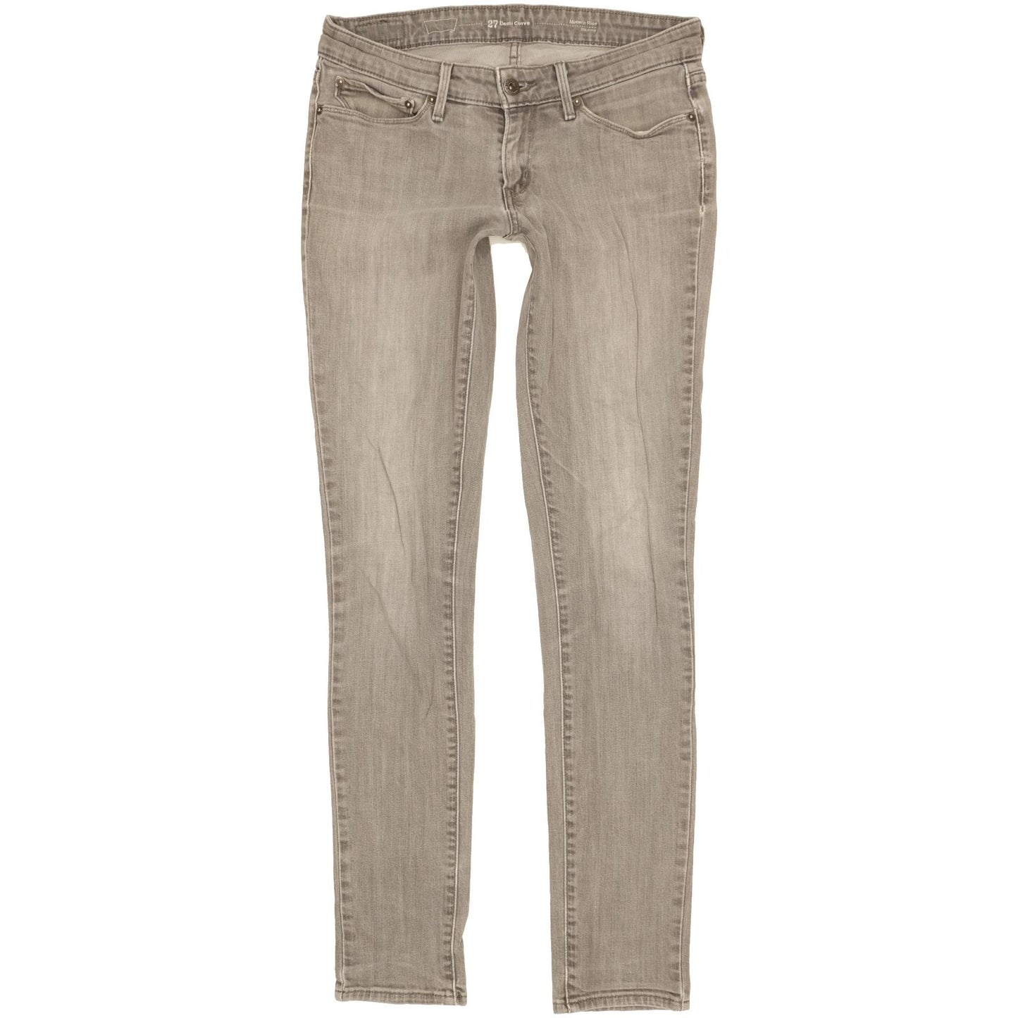 Levi's Demi Curve Women Grey Skinny Slim Stretch Jeans W27 L32
