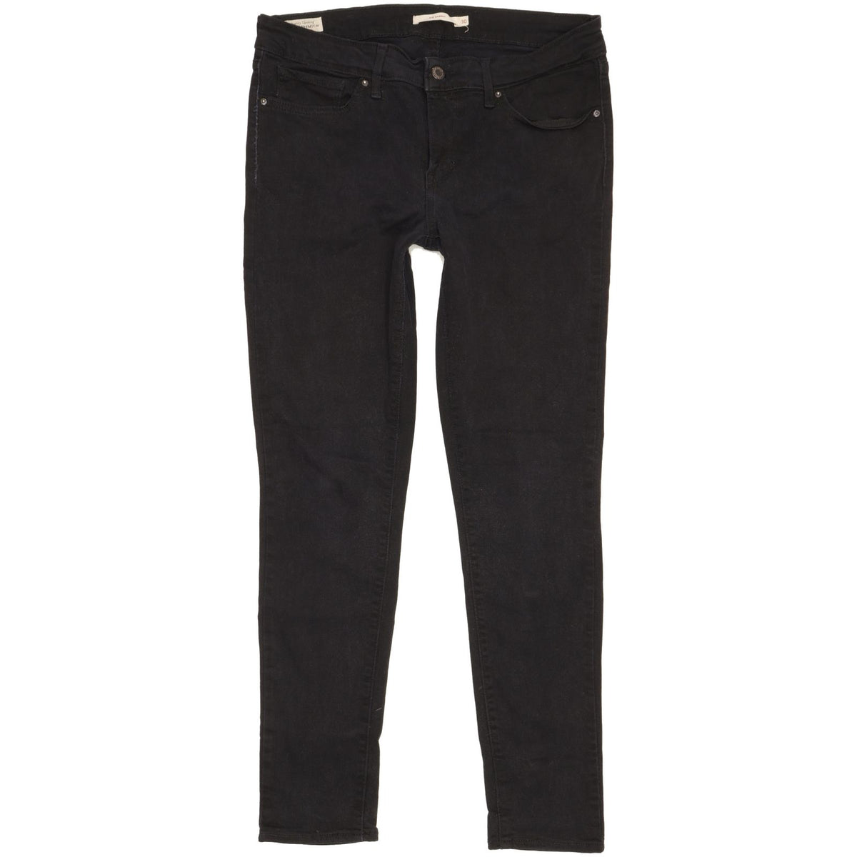 Levi's 711 Women Black Skinny Slim Stretch Jeans W30 L29