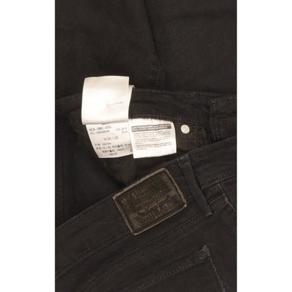 Levi's 711 Women Black Skinny Slim Stretch Jeans W30 L29