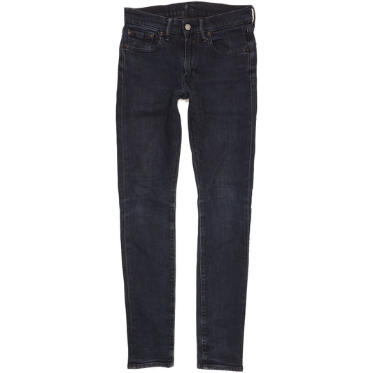 Levi's 519 Men Navy Skinny Slim Stretch Jeans W30 L33