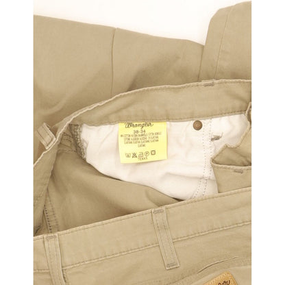 Wrangler Texas Men Beige Straight Regular Stretch Jeans W38 L33