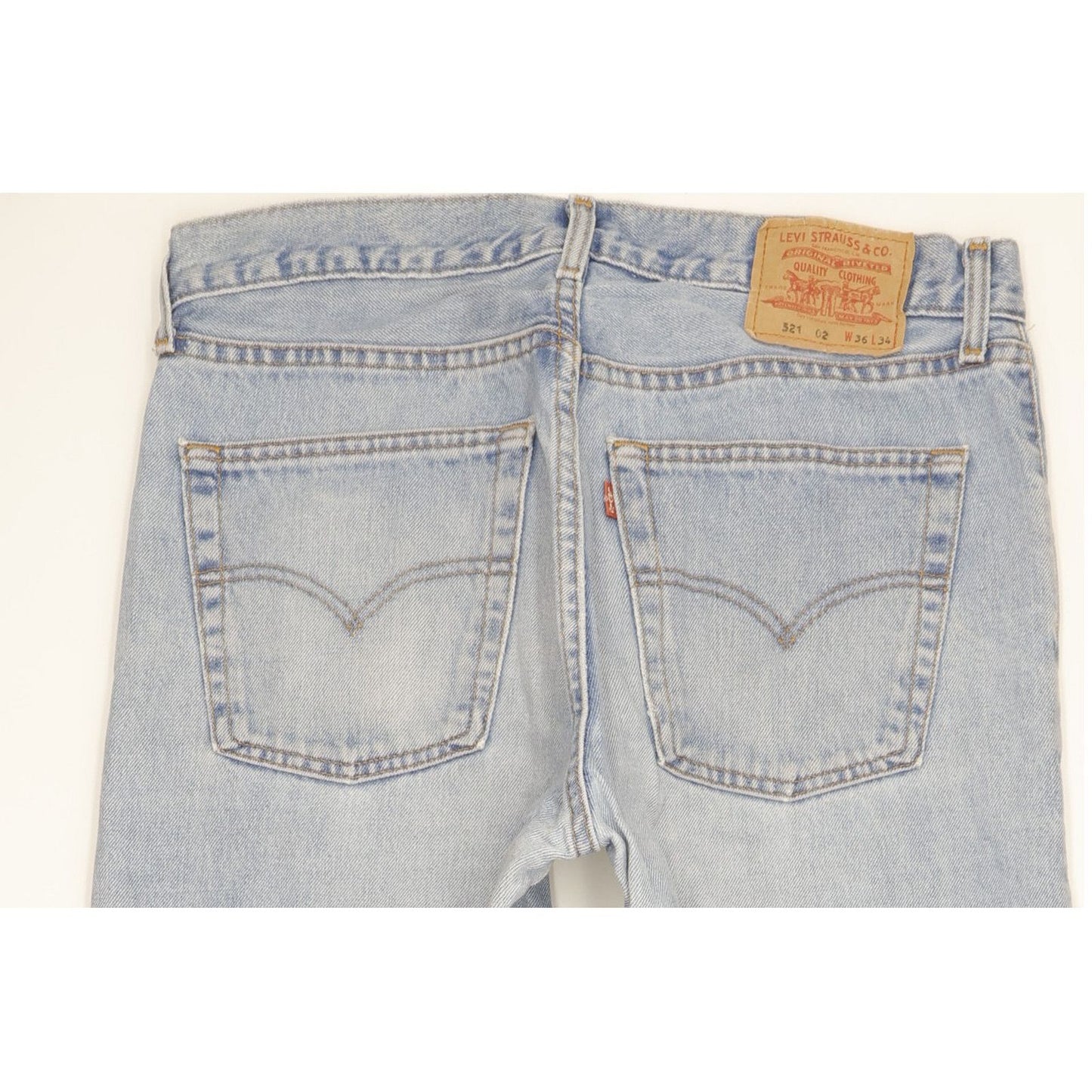 Levi's 521 Men Blue Straight Regular Jeans W35 L33