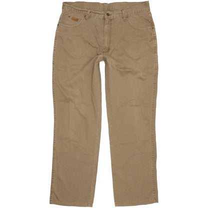 Wrangler Idaho Men Brown Straight Regular Jeans W36 L30