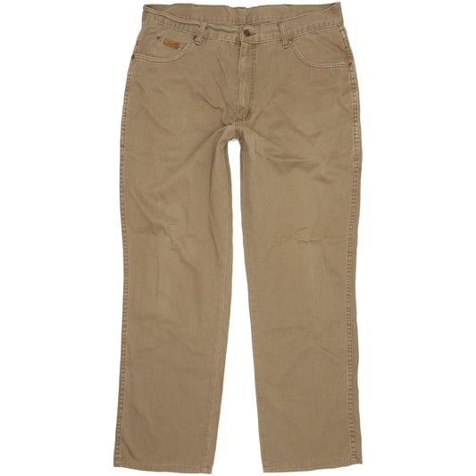 Wrangler Idaho Men Brown Straight Regular Jeans W36 L30