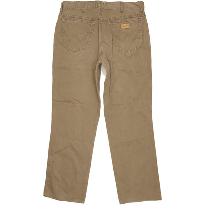 Wrangler Idaho Men Brown Straight Regular Jeans W36 L30