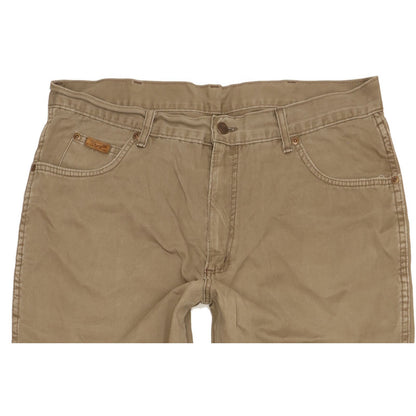 Wrangler Idaho Men Brown Straight Regular Jeans W36 L30