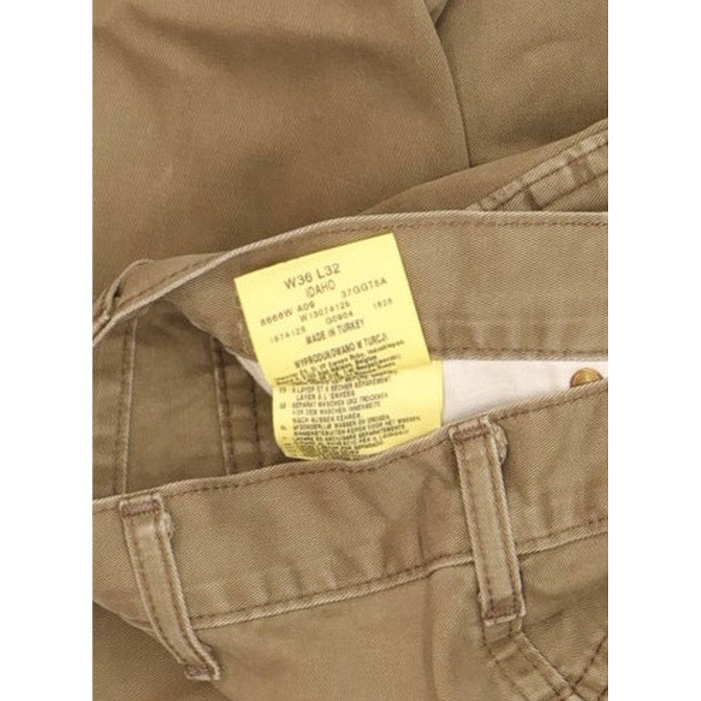 Wrangler Idaho Men Brown Straight Regular Jeans W36 L30