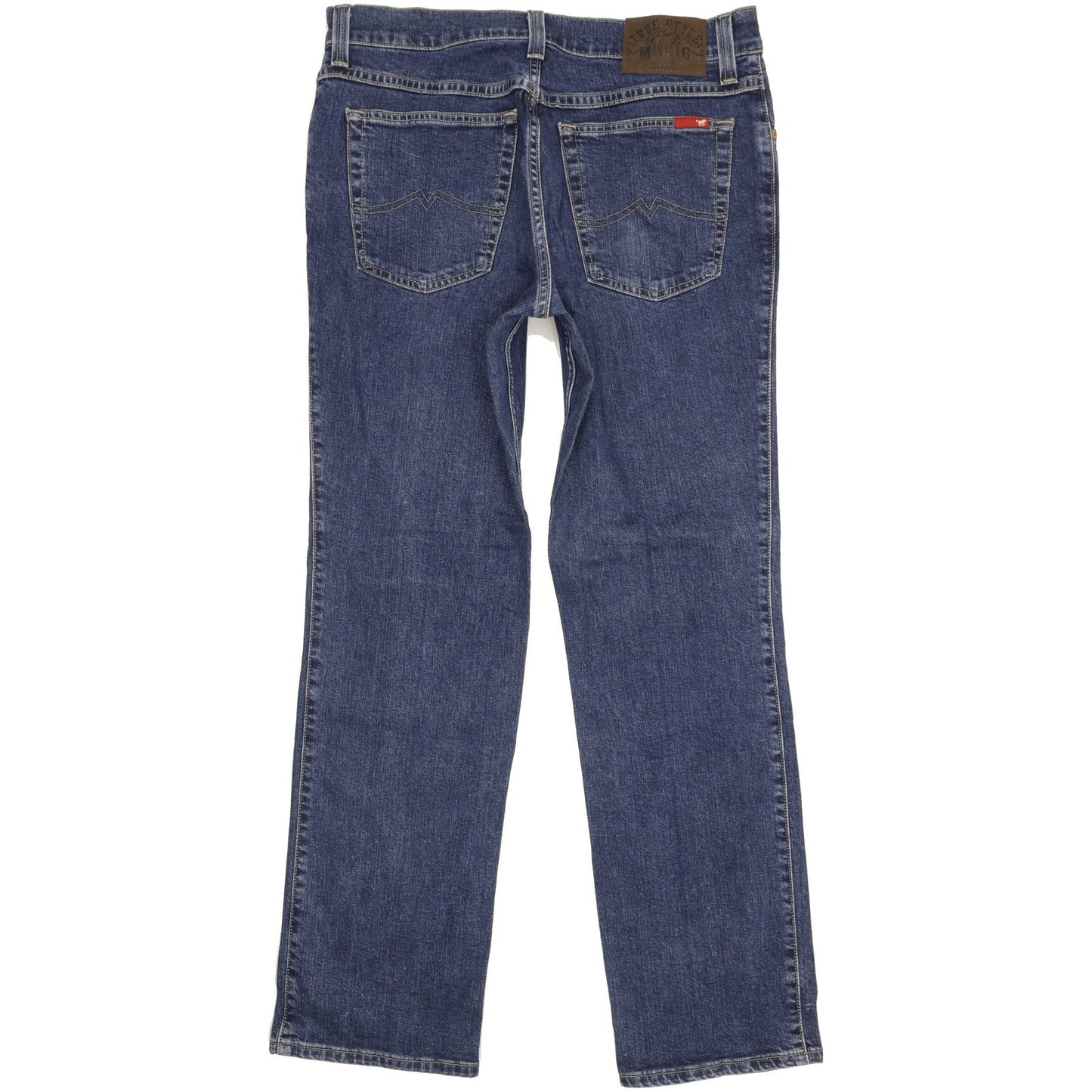 Mustang Tramper Men Blue Straight Regular Stretch Jeans W36 L32