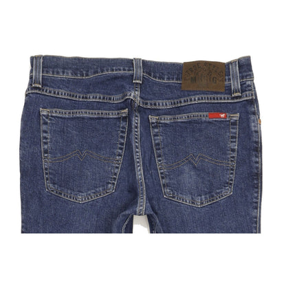 Mustang Tramper Men Blue Straight Regular Stretch Jeans W36 L32