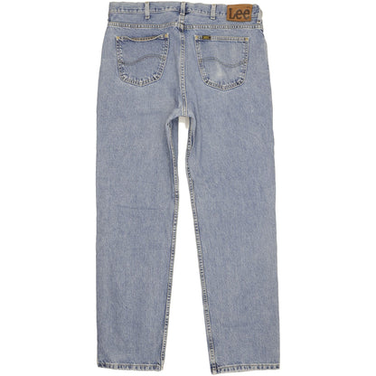Lee Portland Men Blue Straight Regular Jeans W38 L32