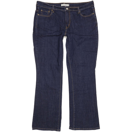 Levi's 515 Blue Bootcut Regular Stretch Jeans High Waisted W36 L32