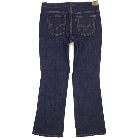 Levi's 515 Blue Bootcut Regular Stretch Jeans High Waisted W36 L32
