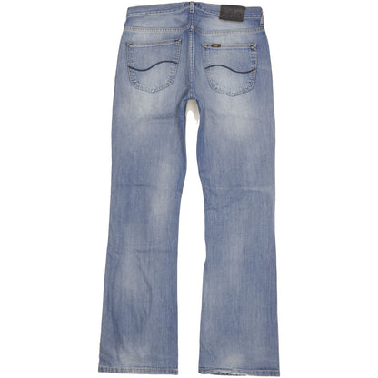 Lee Denver Men Blue Bootcut Regular Jeans W33 L34