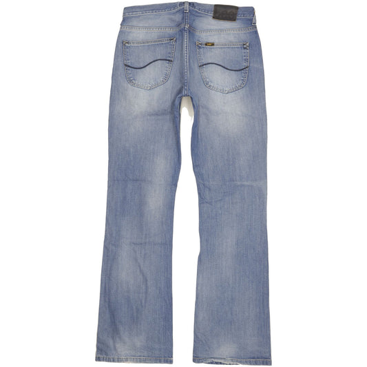 Lee Denver Men Blue Bootcut Regular Jeans W33 L34