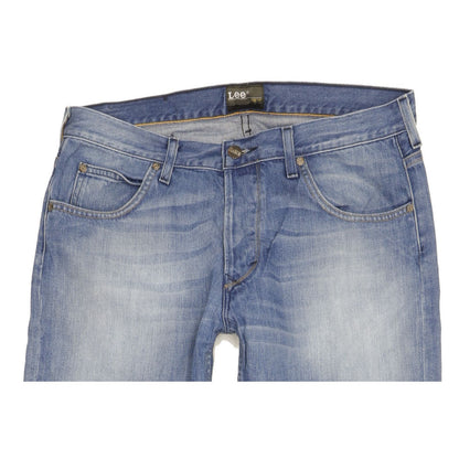 Lee Denver Men Blue Bootcut Regular Jeans W33 L34