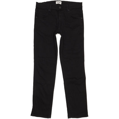 Wrangler Greensboro Men Black Straight Regular Stretch Jeans W32 L32