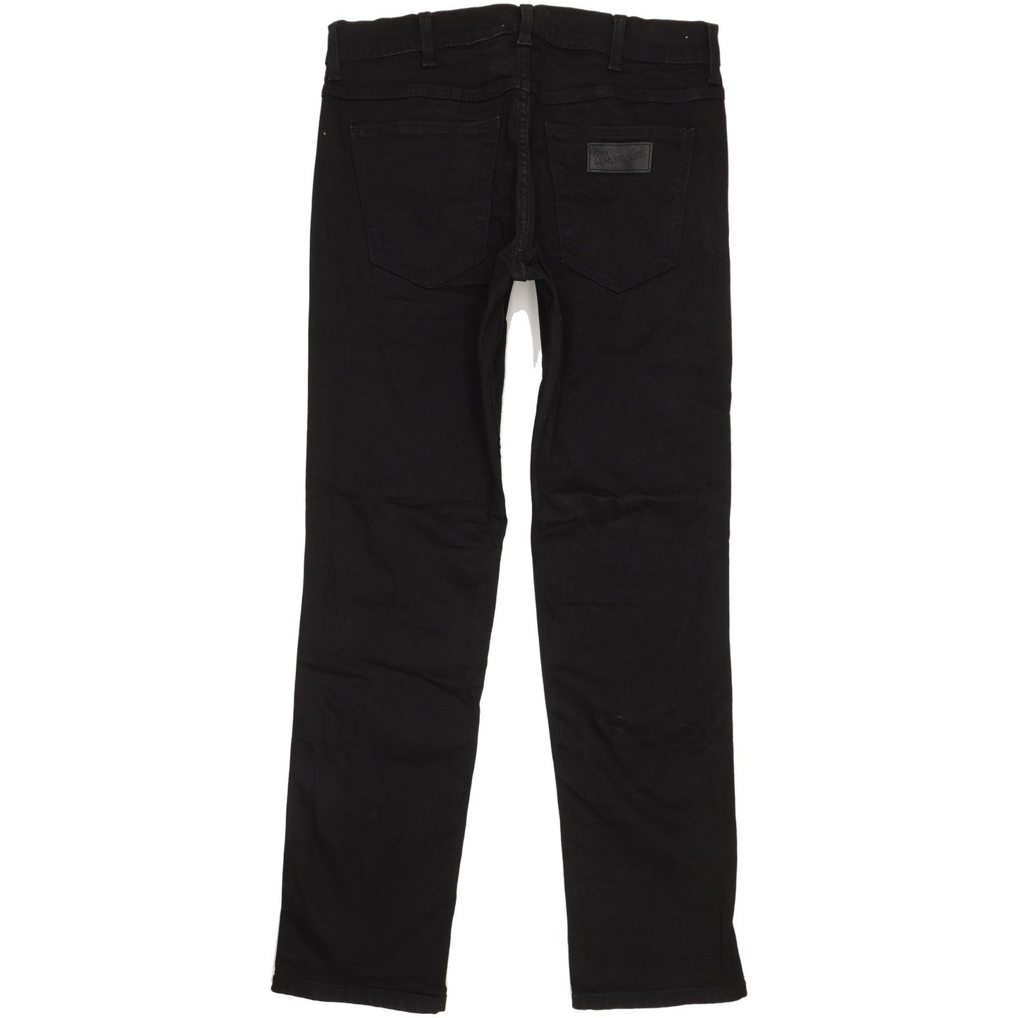 Wrangler Greensboro Men Black Straight Regular Stretch Jeans W32 L32