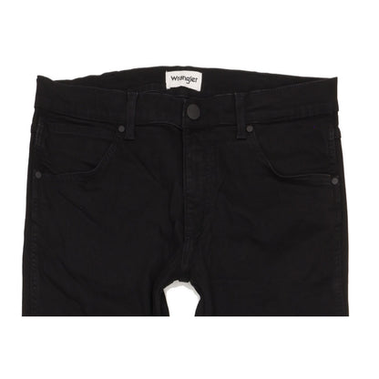 Wrangler Greensboro Men Black Straight Regular Stretch Jeans W32 L32