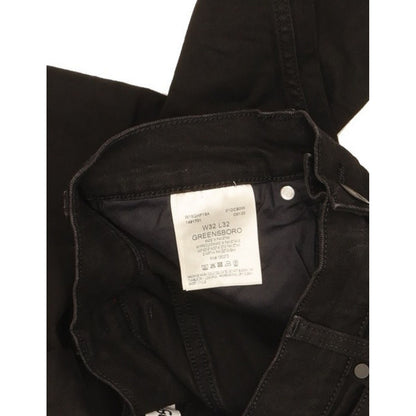 Wrangler Greensboro Men Black Straight Regular Stretch Jeans W32 L32