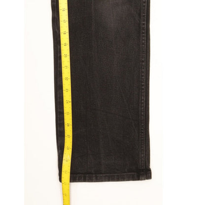 Wrangler Texas Men Black Straight Regular Stretch Jeans W36 L31