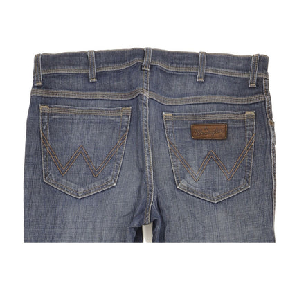 Wrangler Texas Men Blue Straight Regular Stretch Jeans W34 L33
