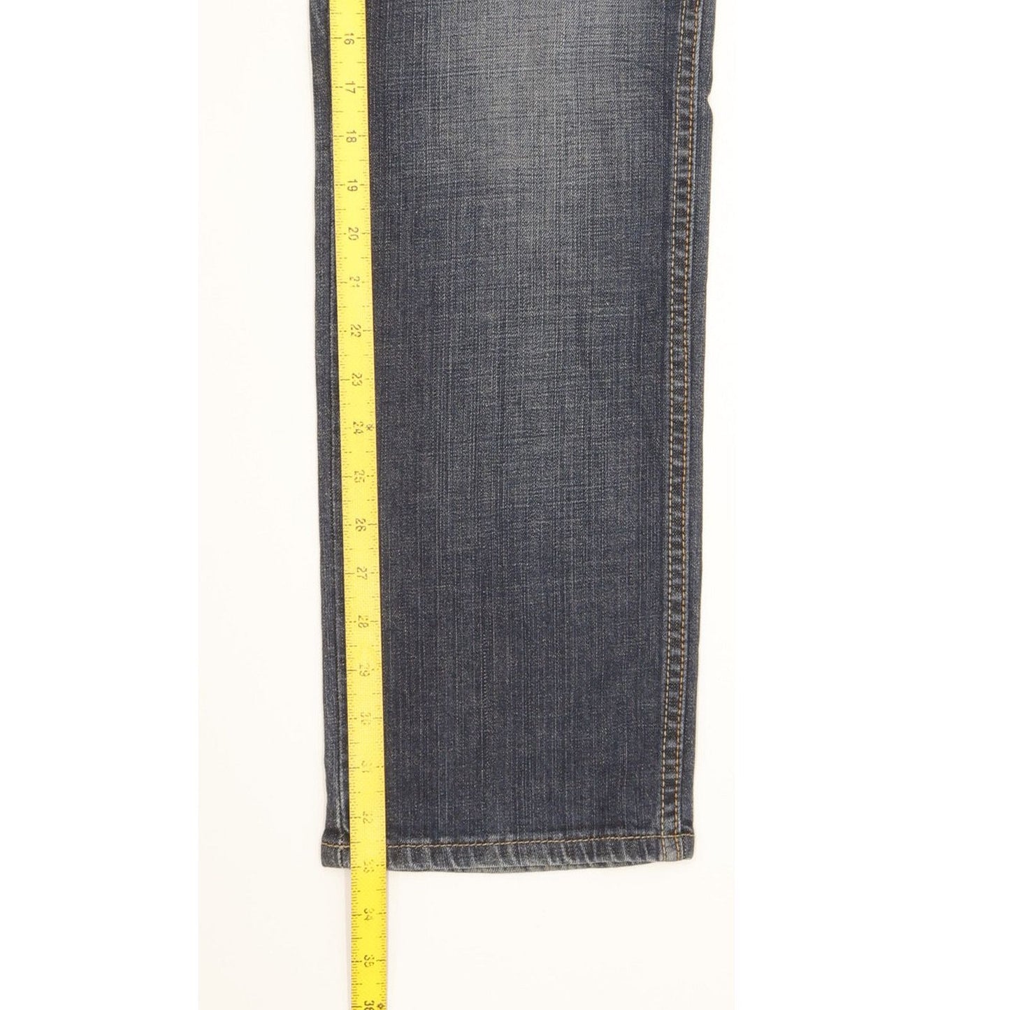 Wrangler Texas Men Blue Straight Regular Stretch Jeans W34 L33