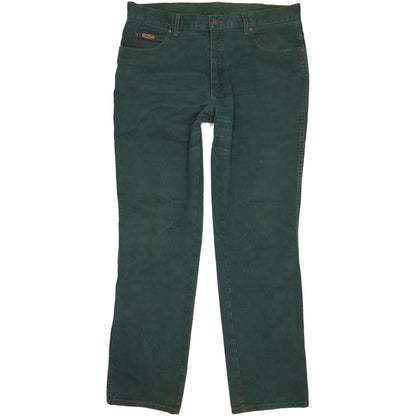 Wrangler Texas Men Green Straight Regular Jeans W38 L34