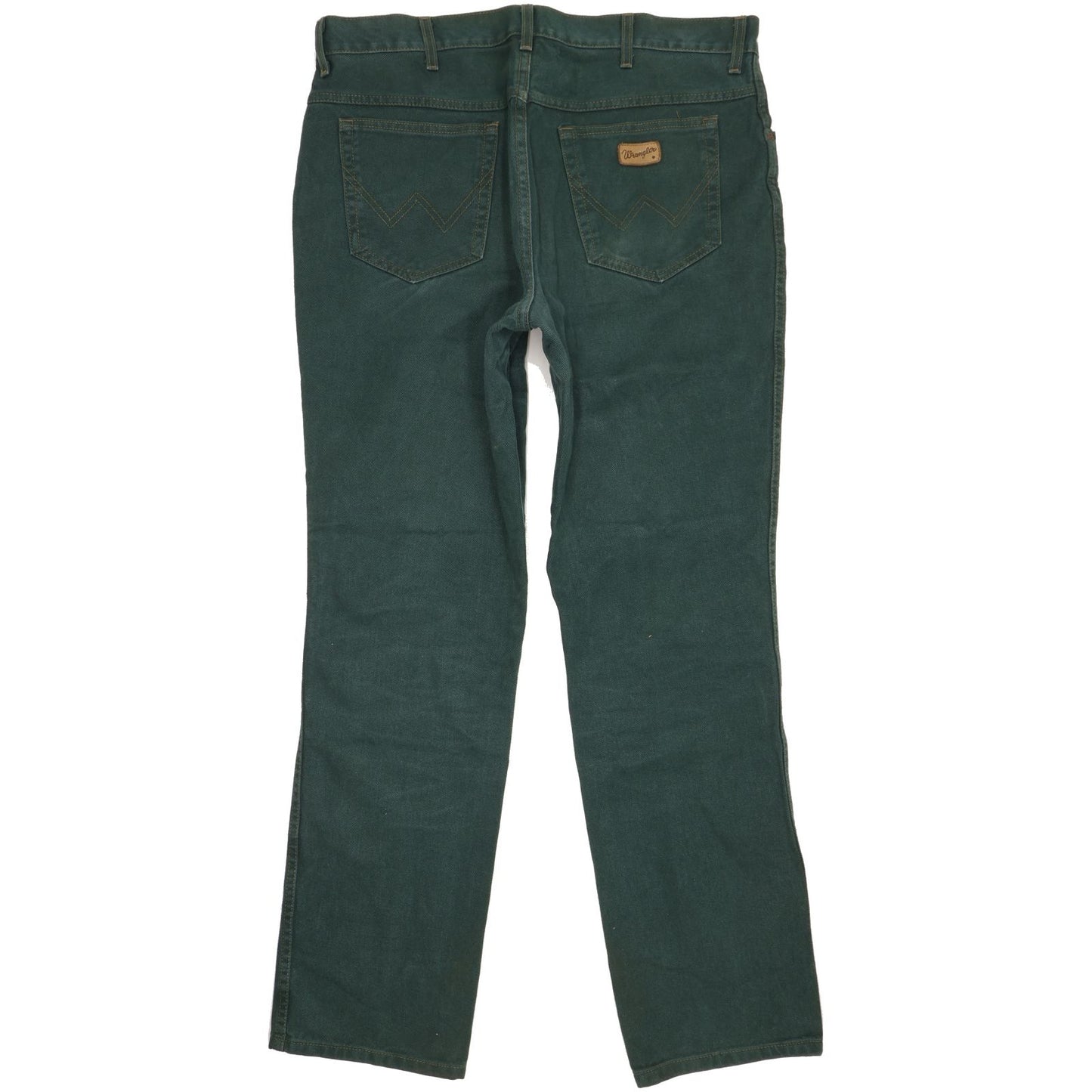 Wrangler Texas Men Green Straight Regular Jeans W38 L34