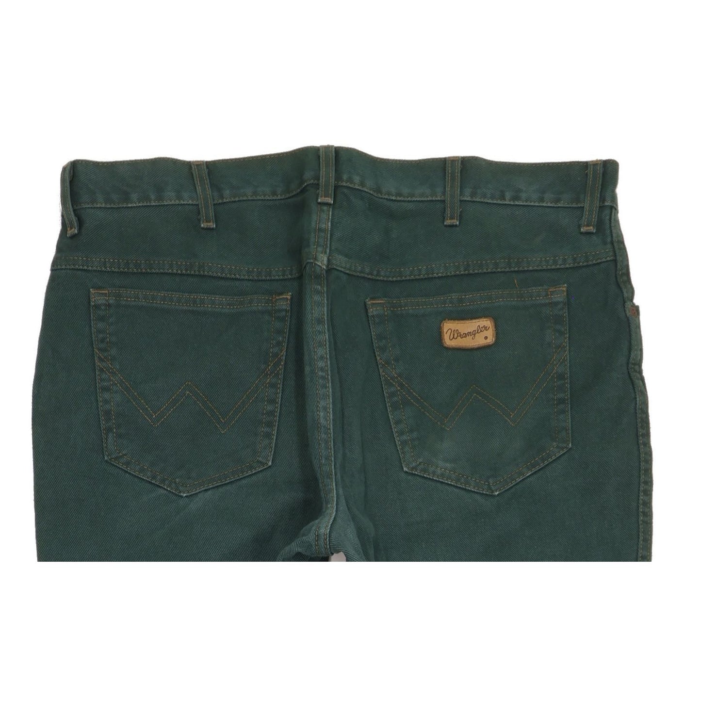 Wrangler Texas Men Green Straight Regular Jeans W38 L34
