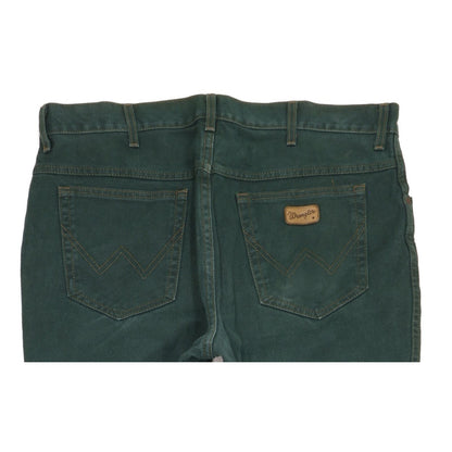 Wrangler Texas Men Green Straight Regular Jeans W38 L34