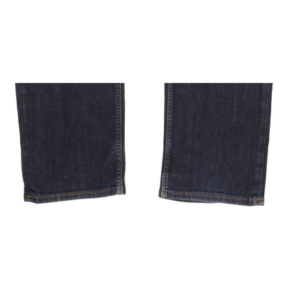 Lee Powell Men Blue Straight Slim Stretch Jeans W36 L32