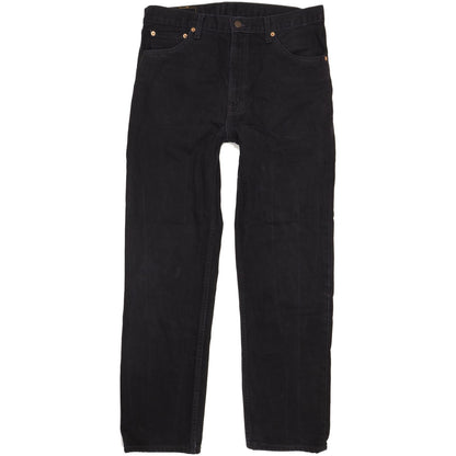 Levi's 521 Men Black Straight Regular Jeans W35 L31