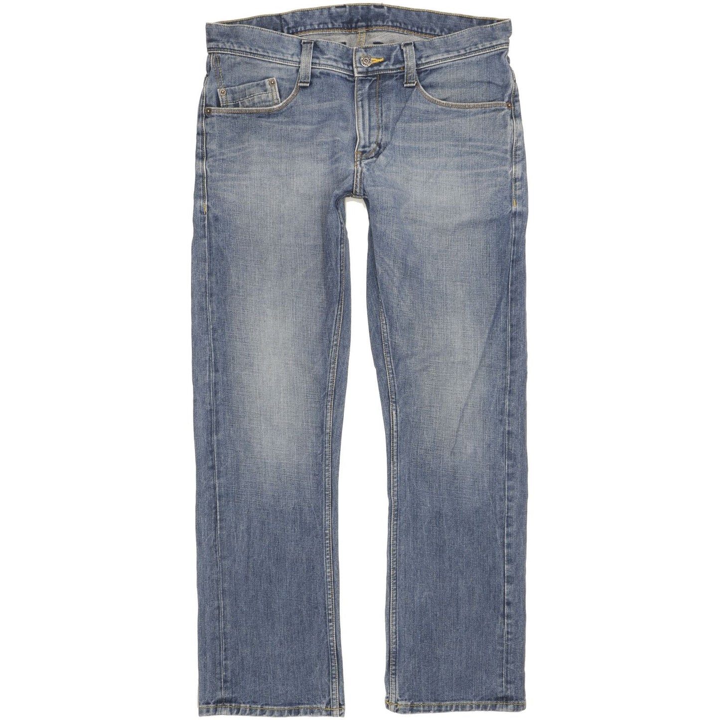 Mustang Men Blue Straight Regular Jeans W34 L31