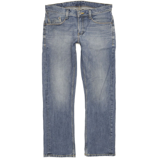 Mustang Men Blue Straight Regular Jeans W34 L31