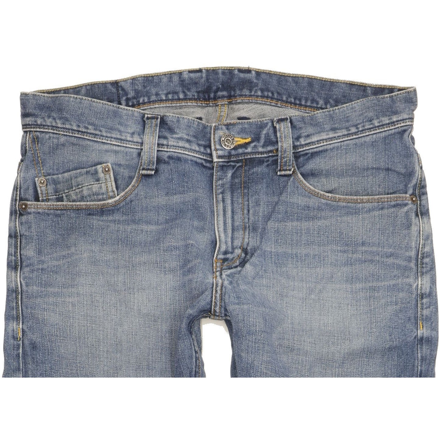 Mustang Men Blue Straight Regular Jeans W34 L31