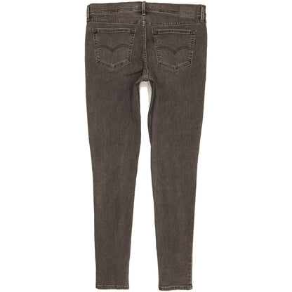 Levi's 710 Super Women Black Skinny Slim Jeans W32 L31