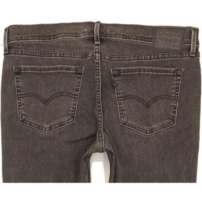 Levi's 710 Super Women Black Skinny Slim Jeans W32 L31