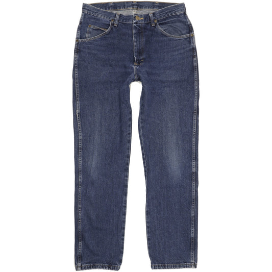 Wrangler Men Blue Straight Regular Jeans W34 L32