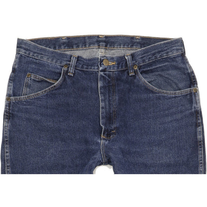 Wrangler Men Blue Straight Regular Jeans W34 L32