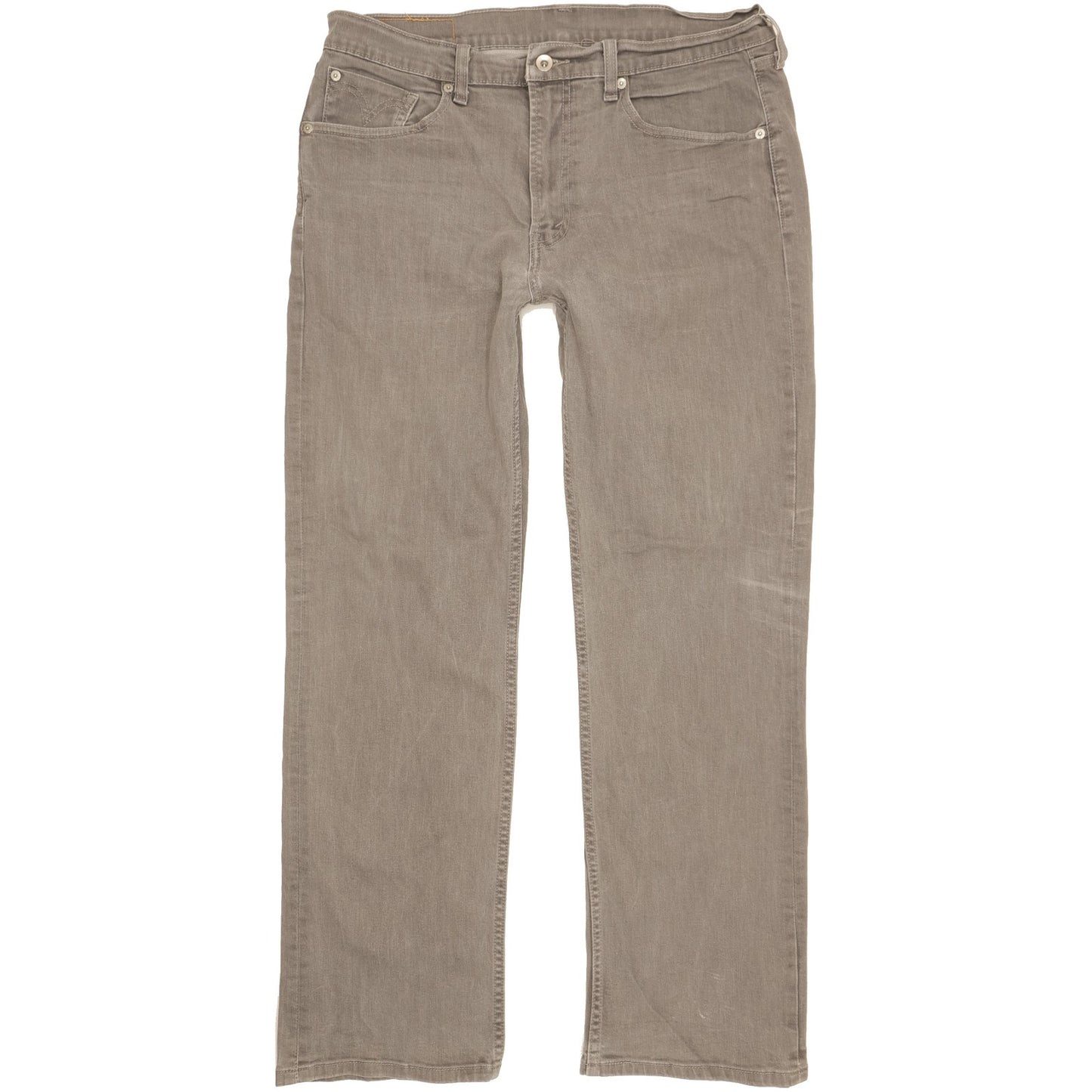 Levi's 506 Men Grey Straight Regular Stretch Jeans W36 L31