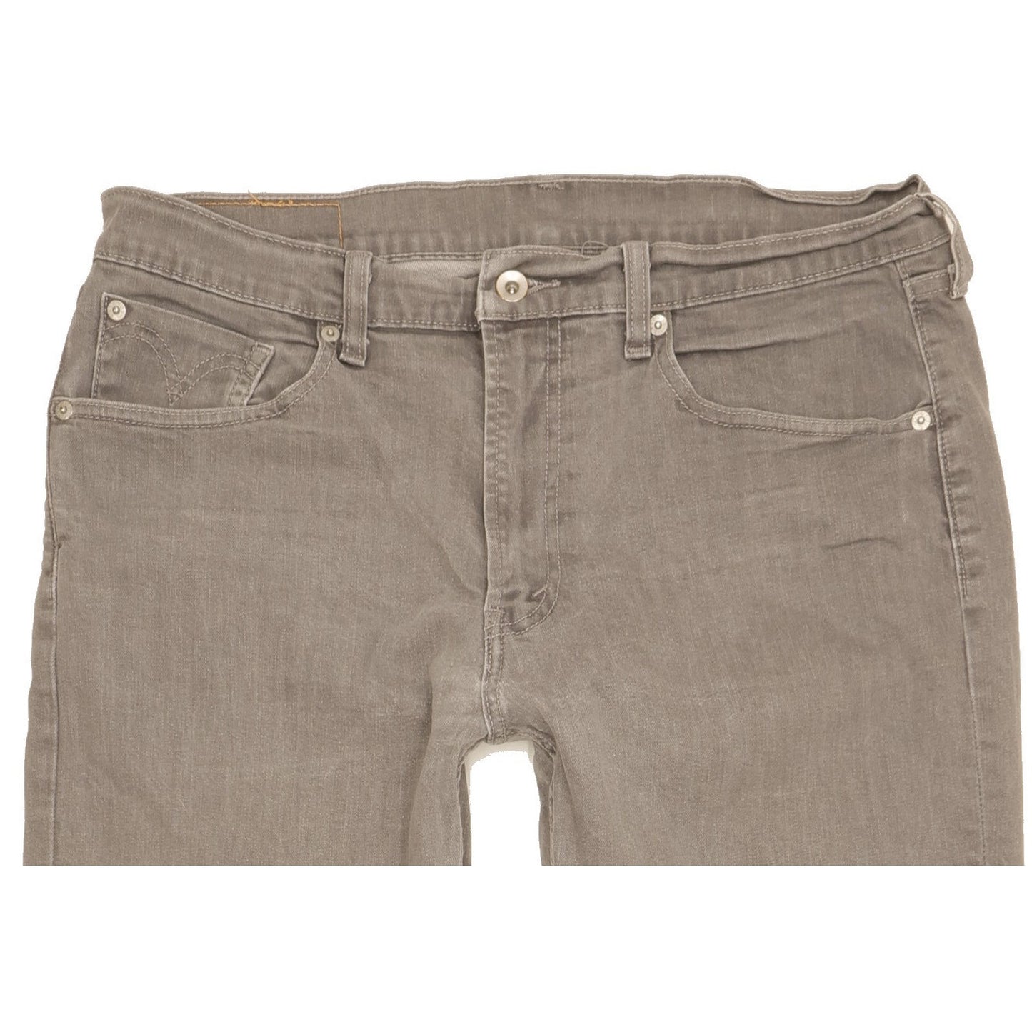 Levi's 506 Men Grey Straight Regular Stretch Jeans W36 L31