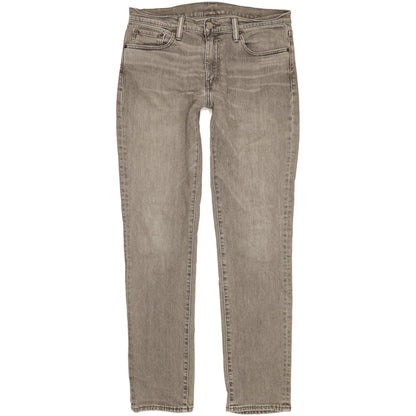 Levi's 511 Men Grey Straight Slim Stretch Jeans W33 L34