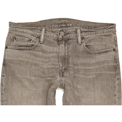 Levi's 511 Men Grey Straight Slim Stretch Jeans W33 L34