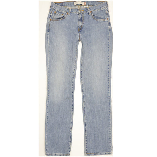 Levi's 505 Men Blue Straight Regular Stretch Jeans W32 L33