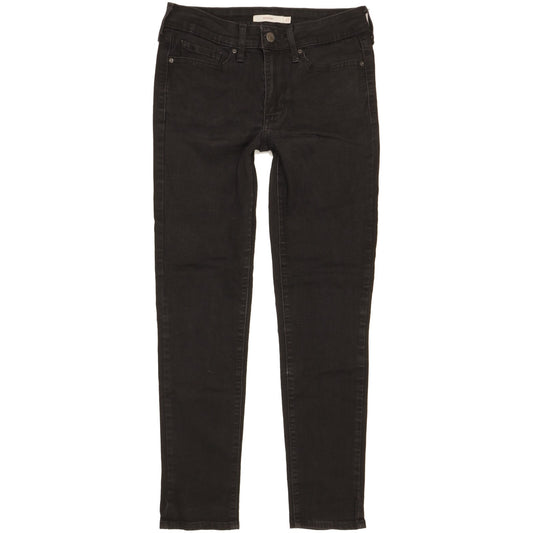 Levi's 711 Women Black Skinny Slim Jeans W27 L27