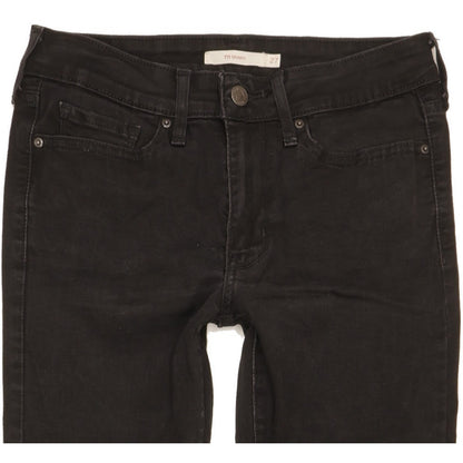 Levi's 711 Women Black Skinny Slim Jeans W27 L27
