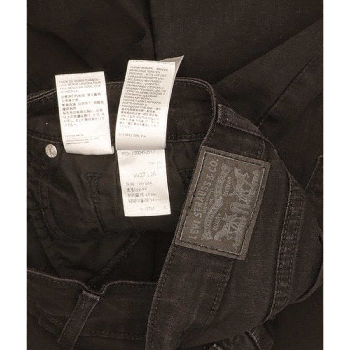 Levi's 711 Women Black Skinny Slim Jeans W27 L27